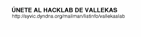 �nete al hacklab de Vallekas