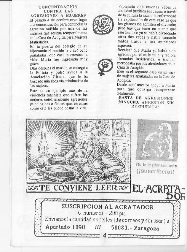 Página del fanzine