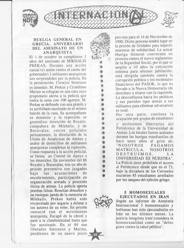 Página del fanzine