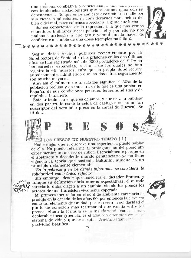 Página del fanzine