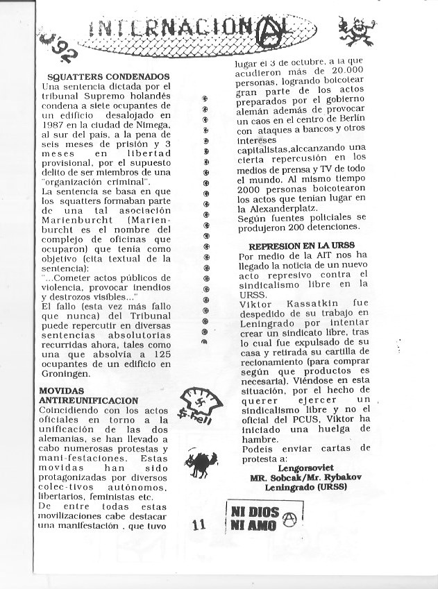 Página del fanzine