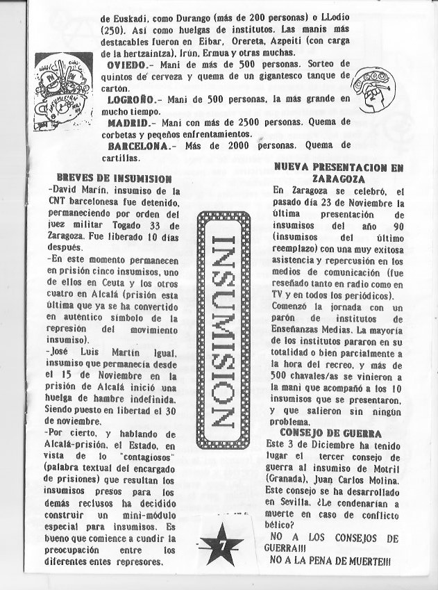Página del fanzine
