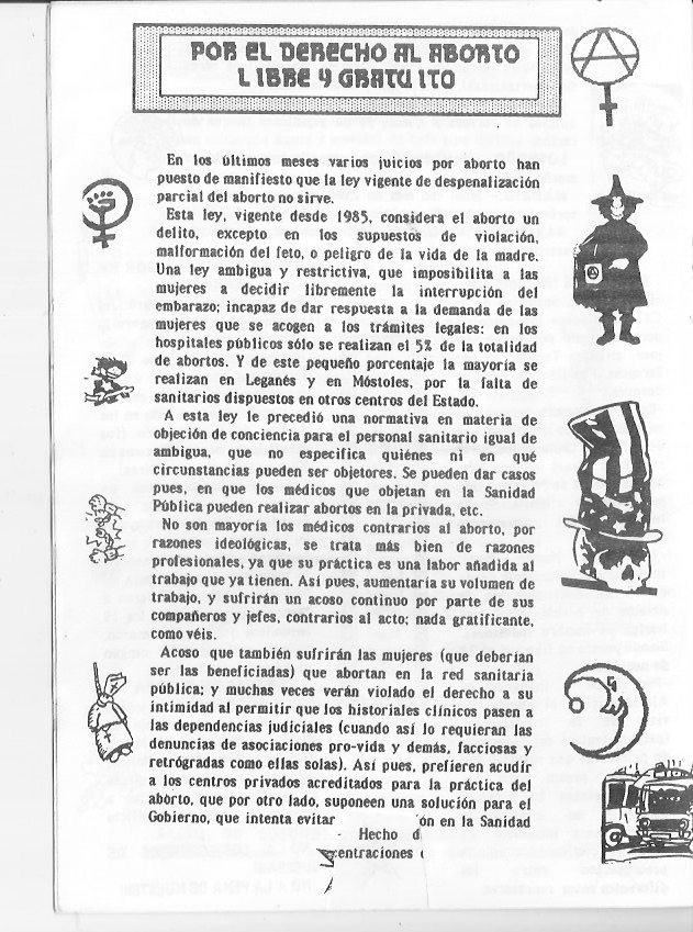 Página del fanzine