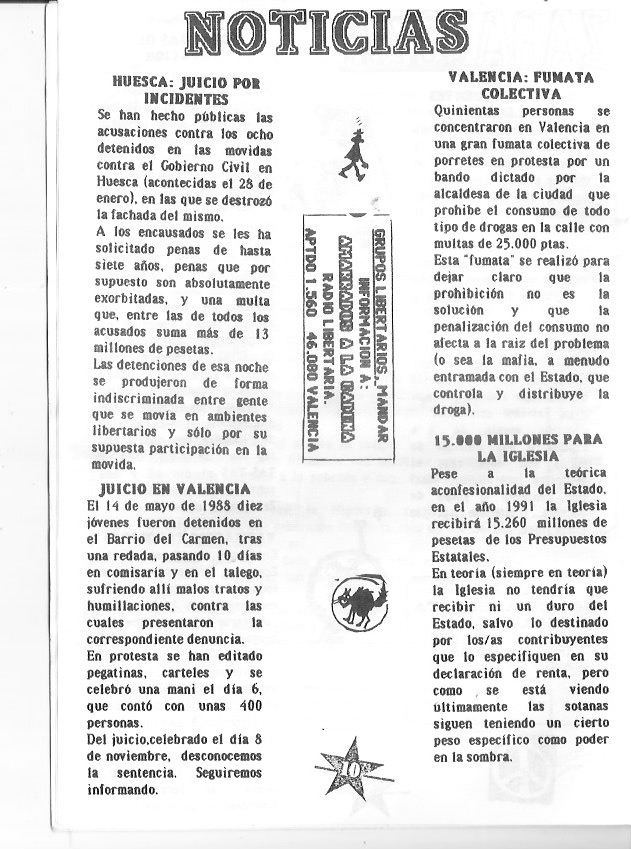 Página del fanzine