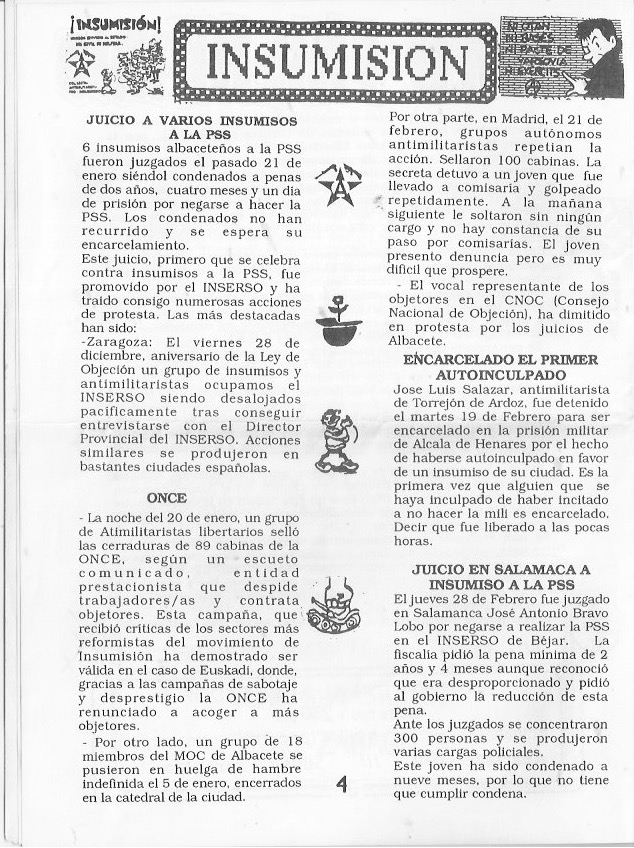 Página del fanzine