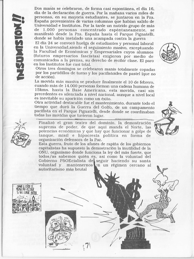 Página del fanzine