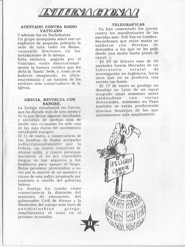 Página del fanzine