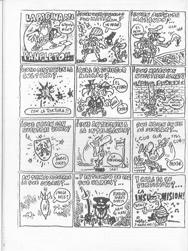 Página del fanzine