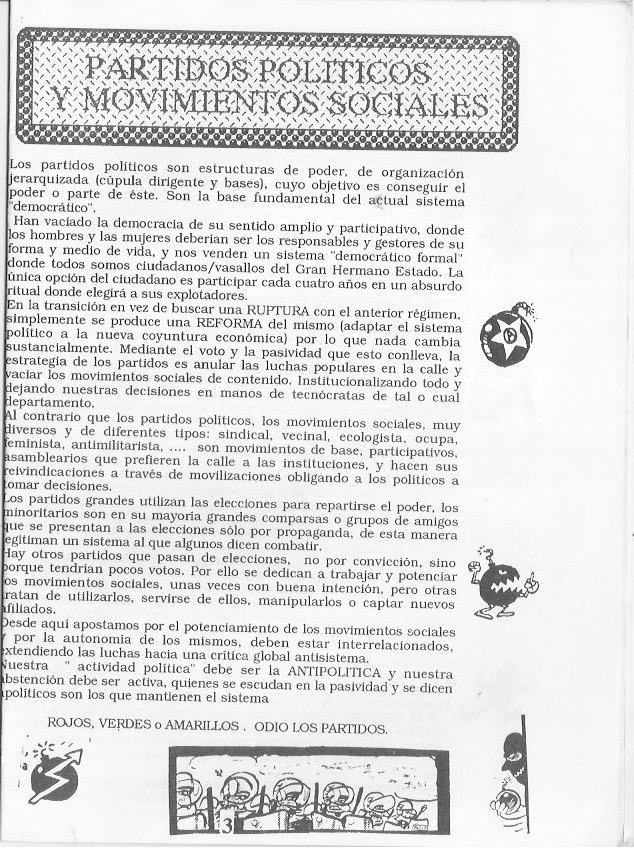 Página del fanzine