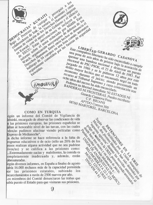 Página del fanzine