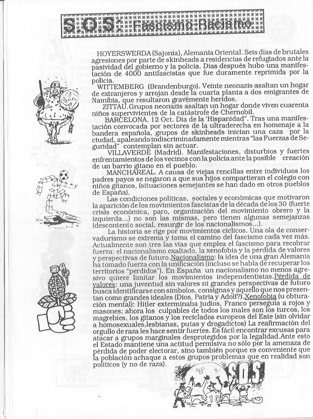 Página del fanzine