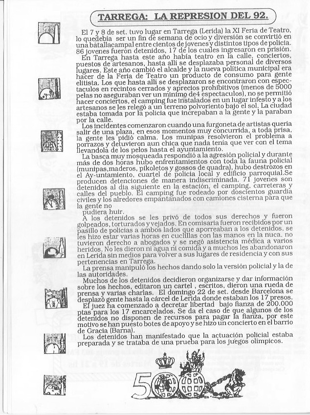 Página del fanzine
