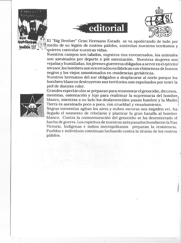 Página del fanzine