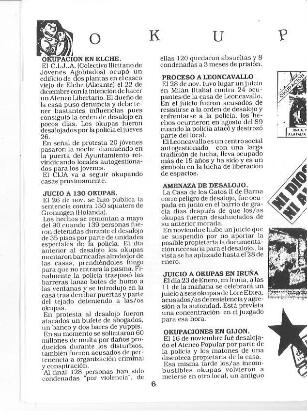 Página del fanzine