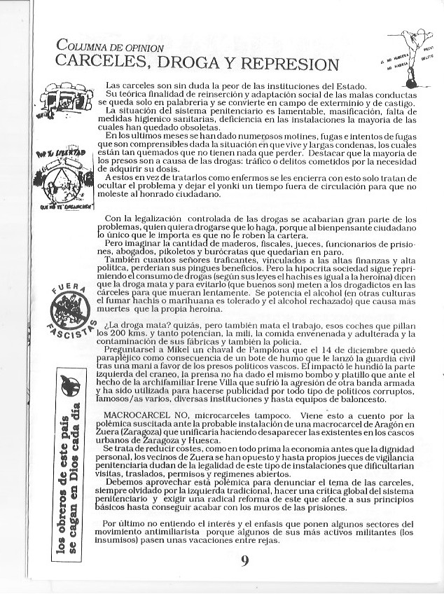 Página del fanzine