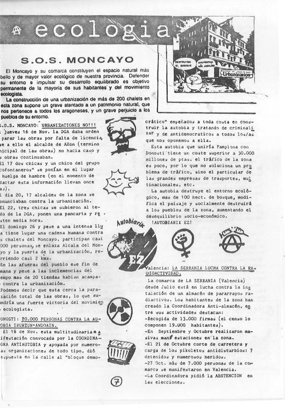 Página del fanzine