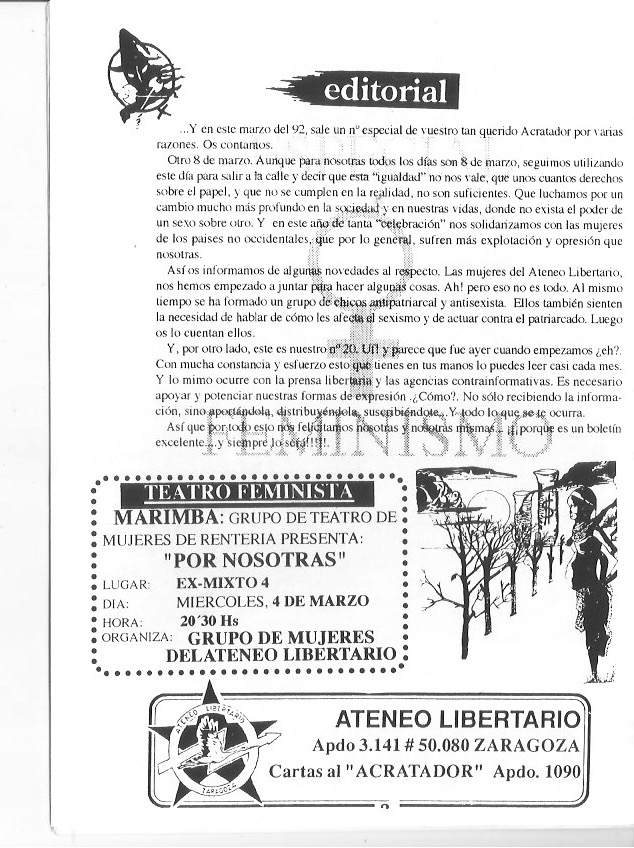 Página del fanzine