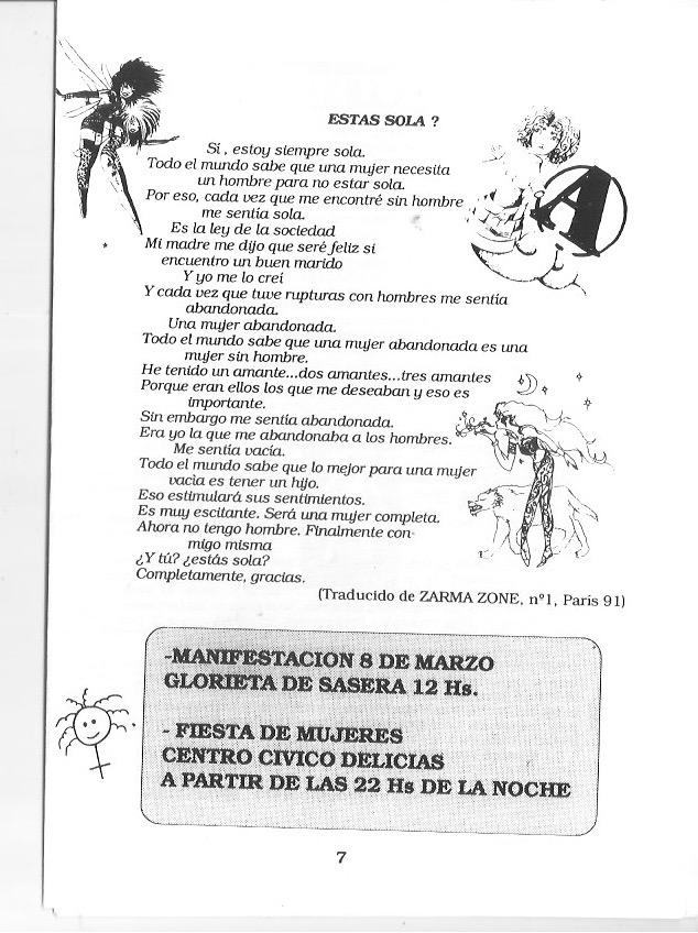 Página del fanzine