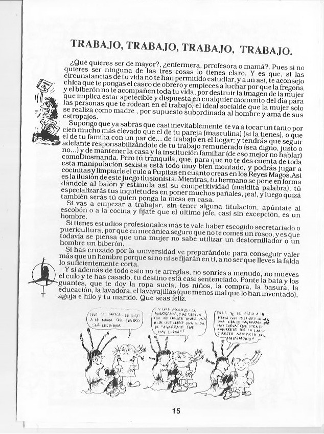 Página del fanzine