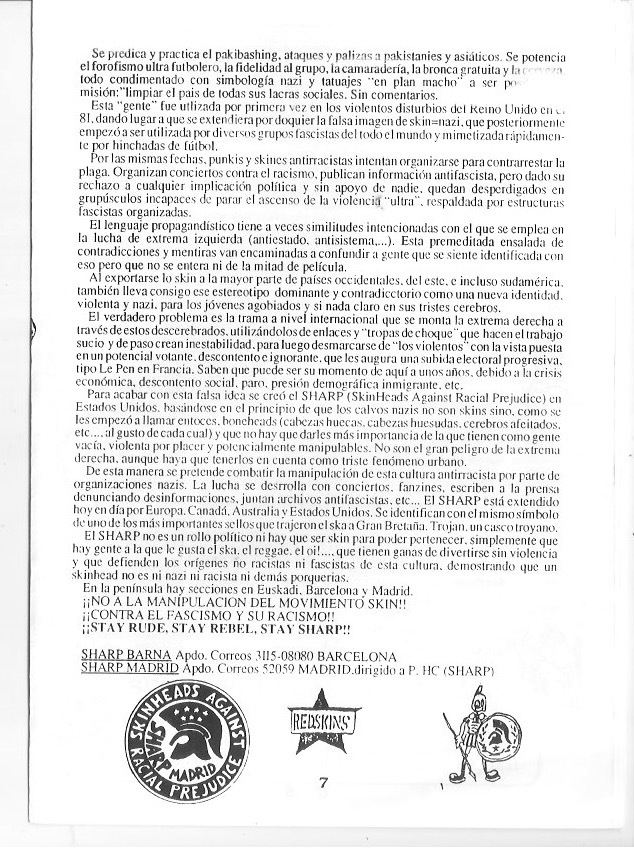 Página del fanzine