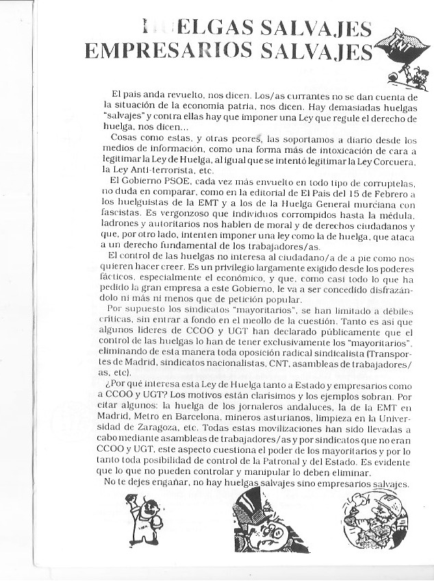 Página del fanzine