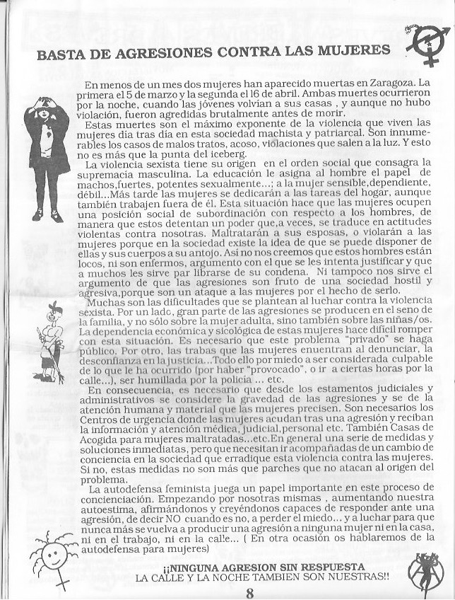 Página del fanzine