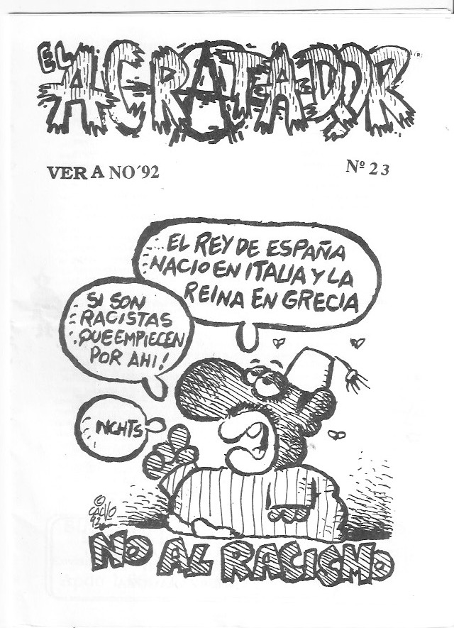 Página del fanzine