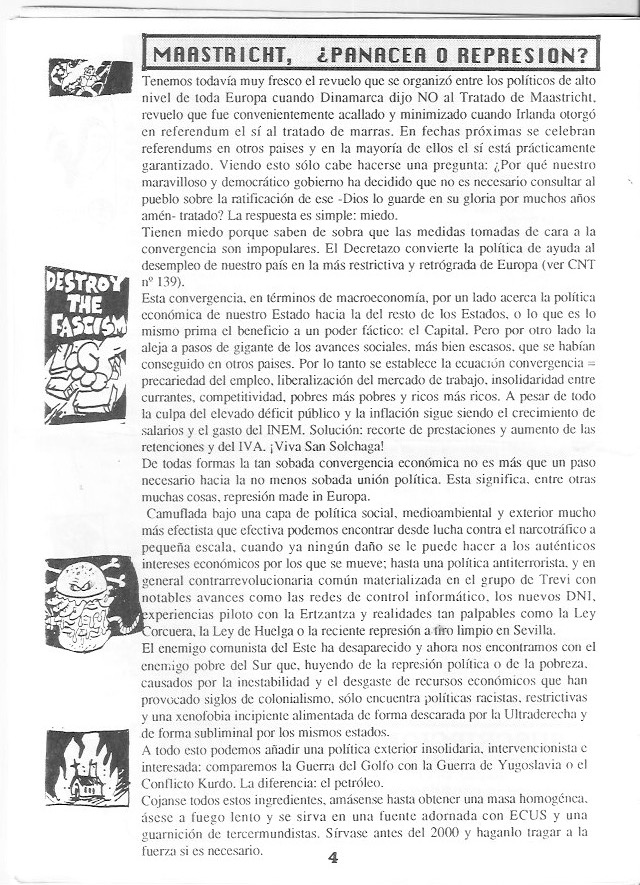 Página del fanzine