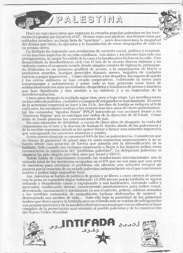 Página del fanzine