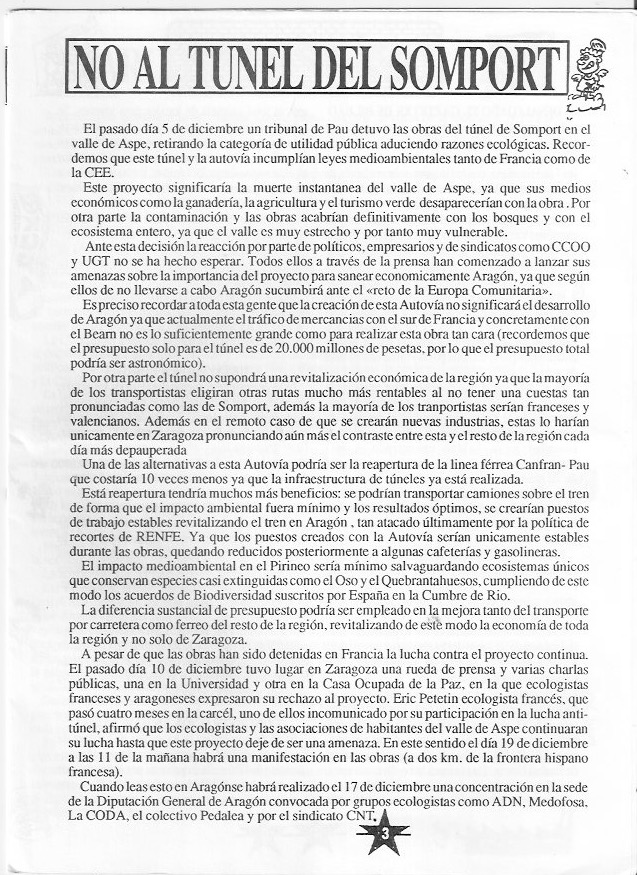 Página del fanzine