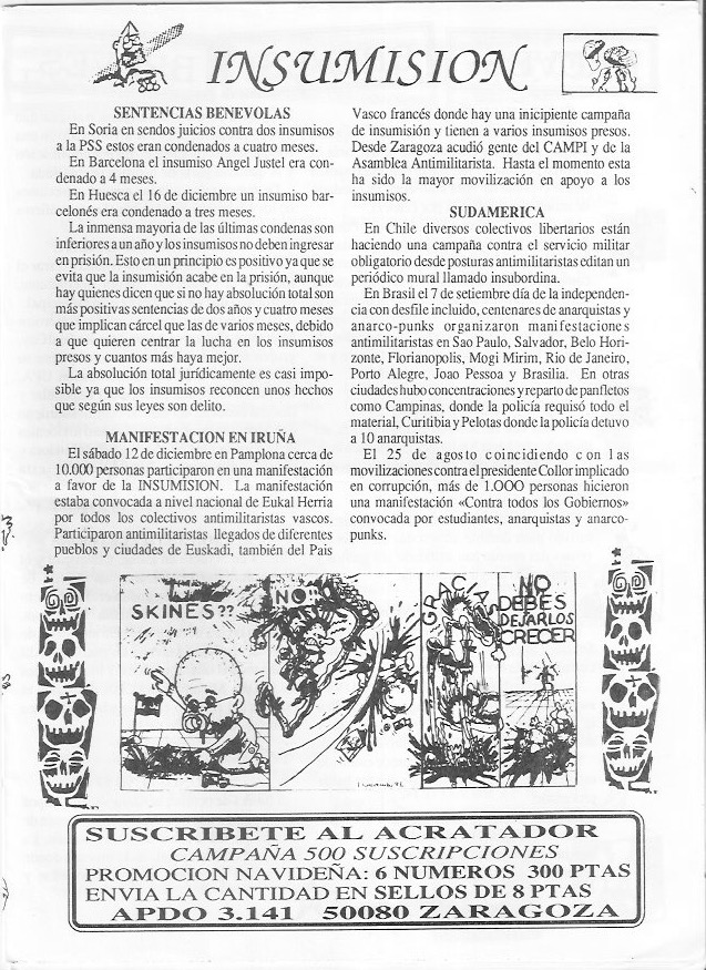 Página del fanzine