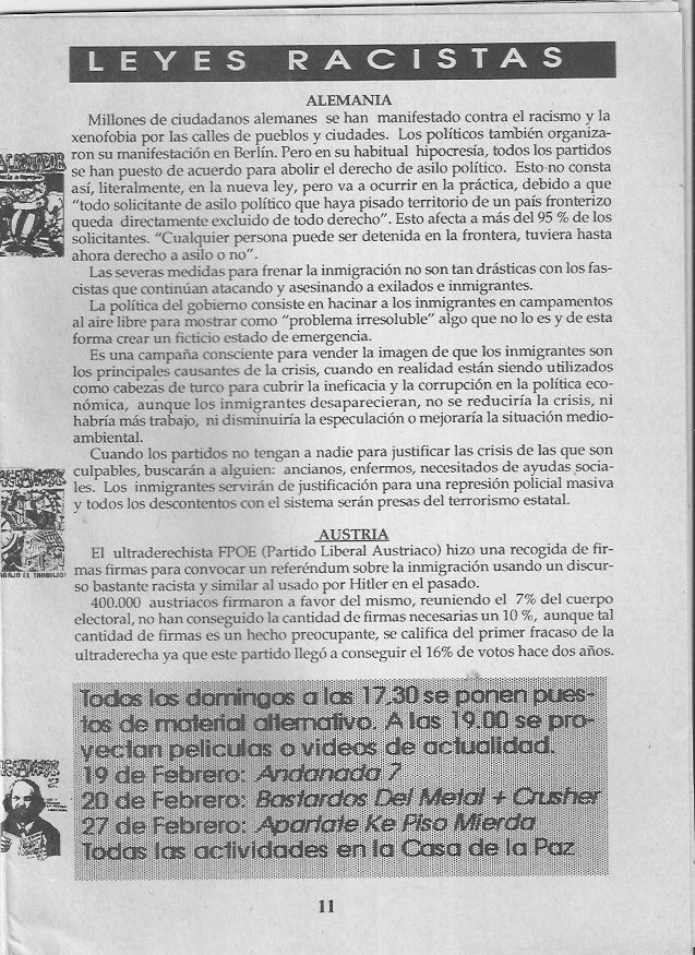 Página del fanzine