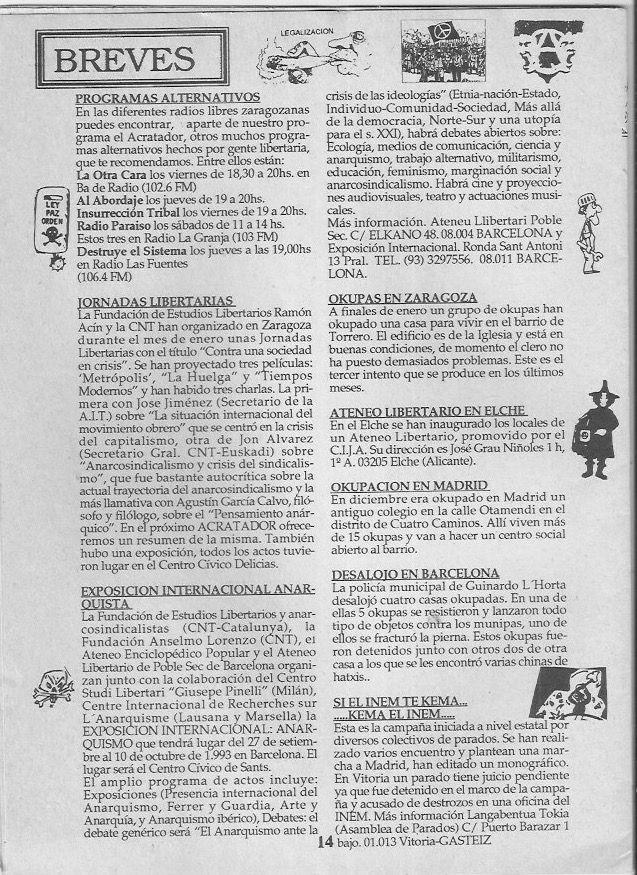 Página del fanzine