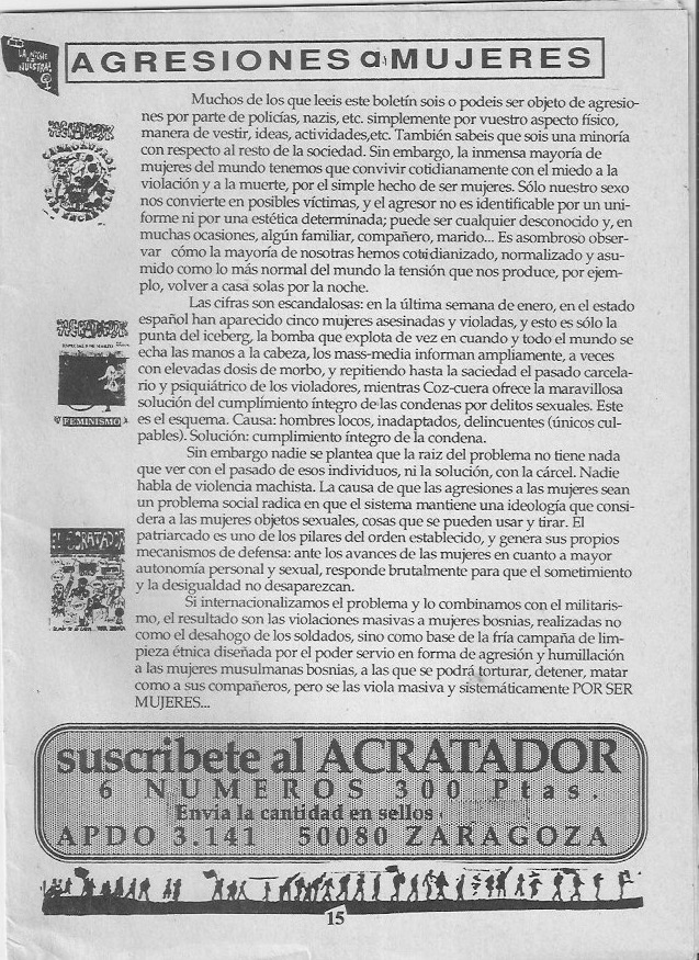 Página del fanzine