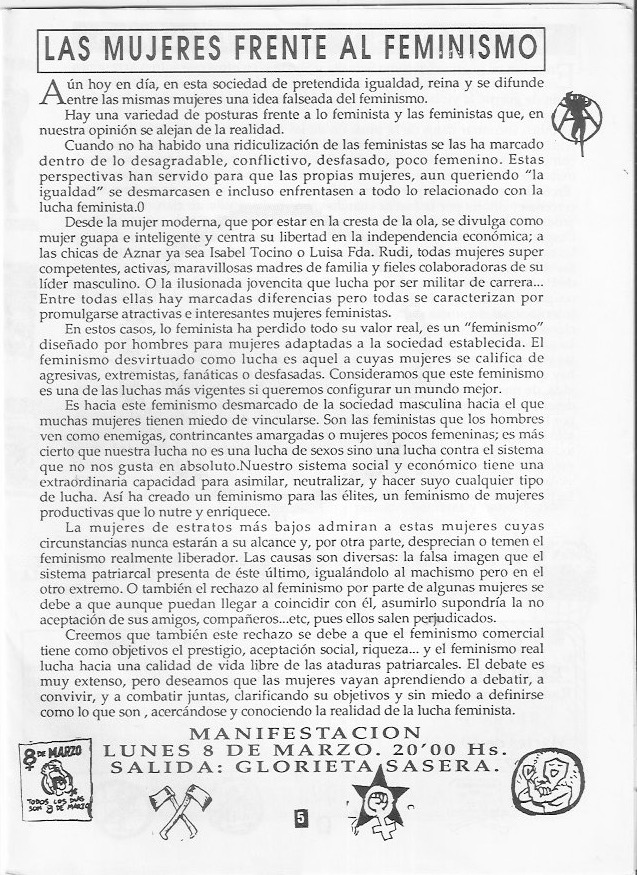 Página del fanzine