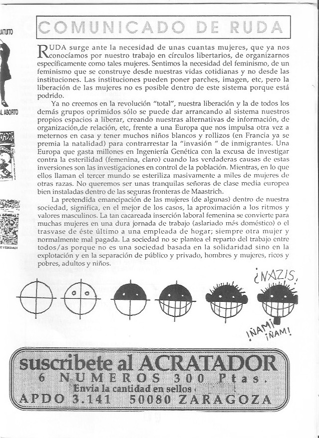 Página del fanzine