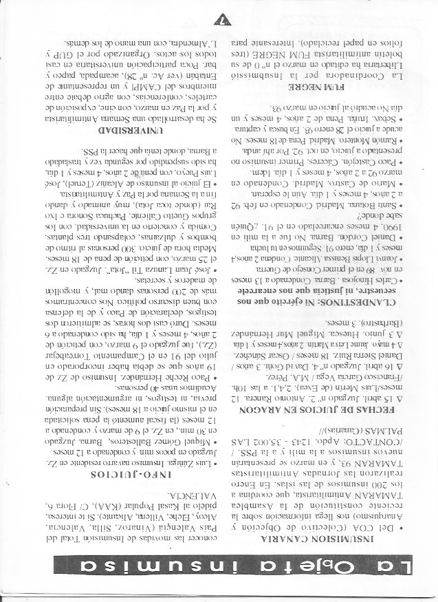 Página del fanzine