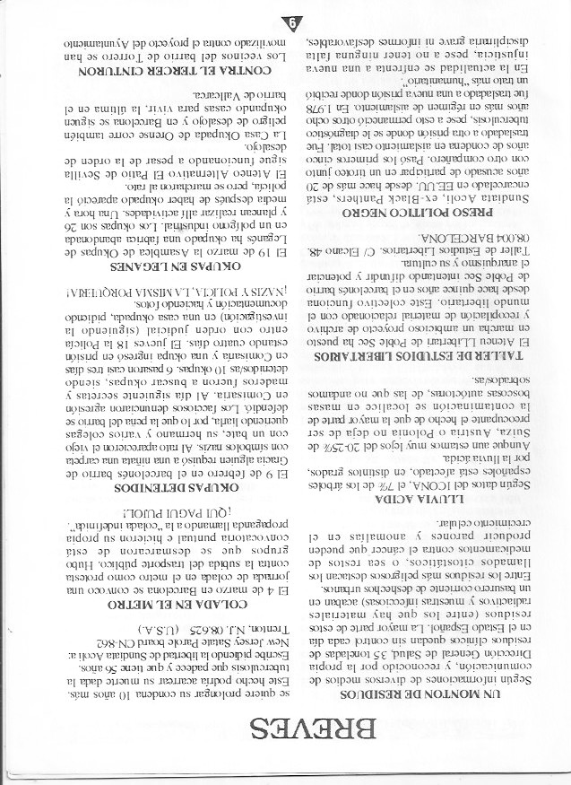 Página del fanzine
