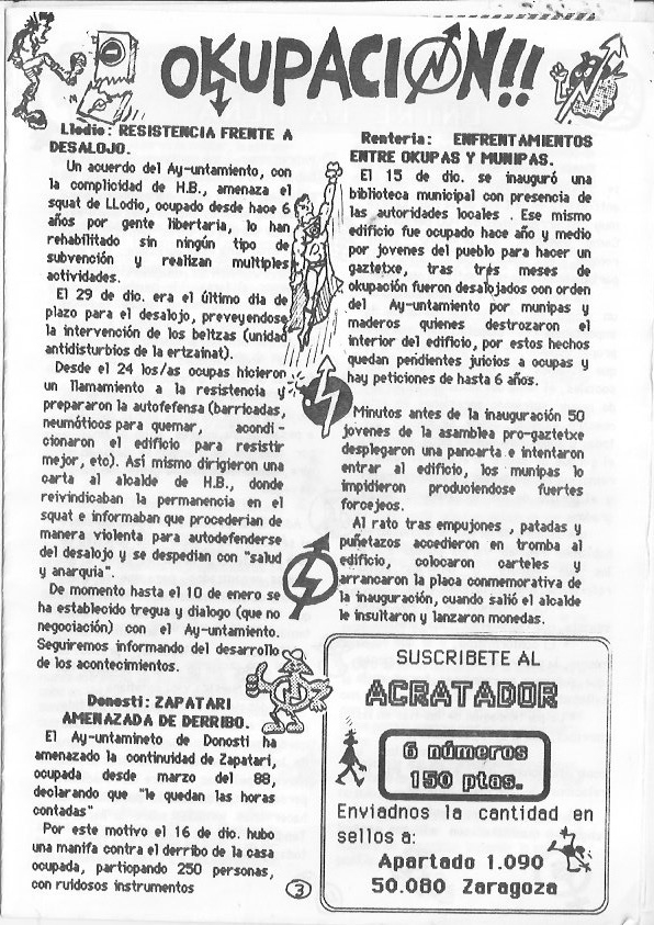 Página del fanzine