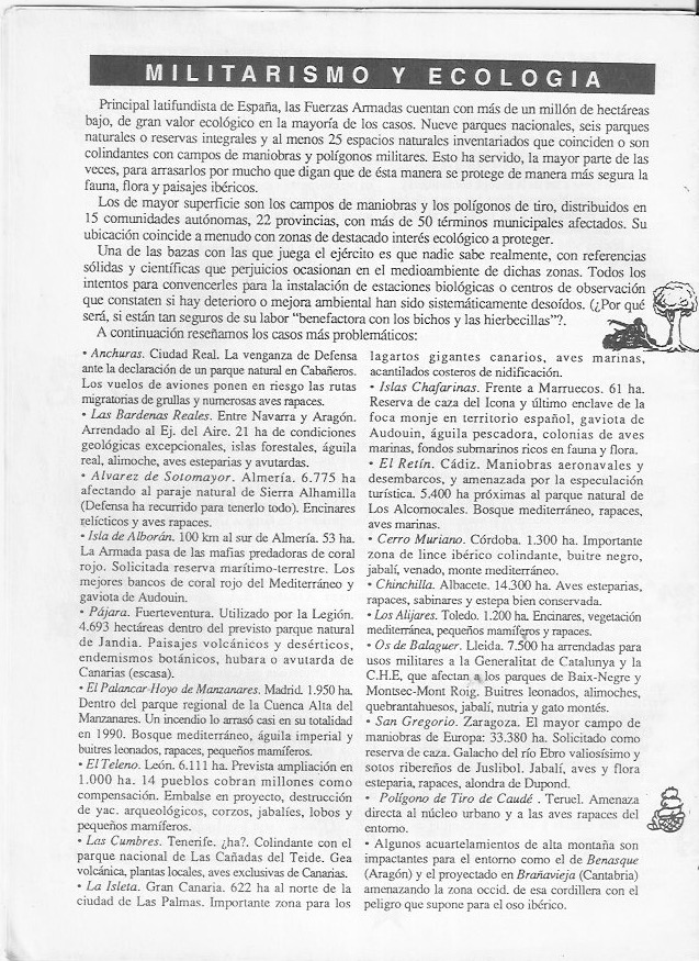 Página del fanzine