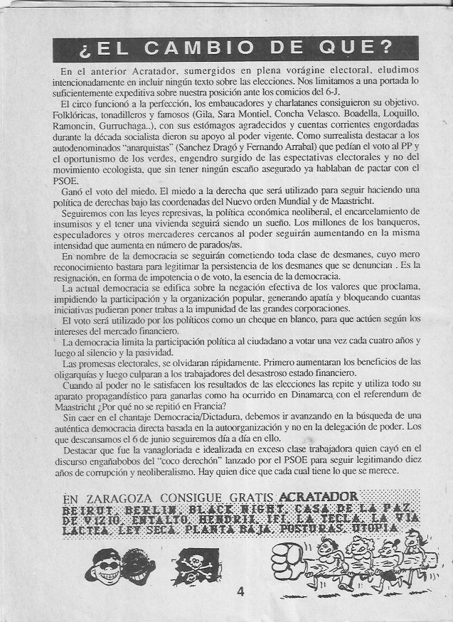 Página del fanzine