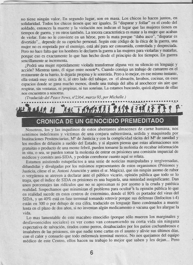 Página del fanzine