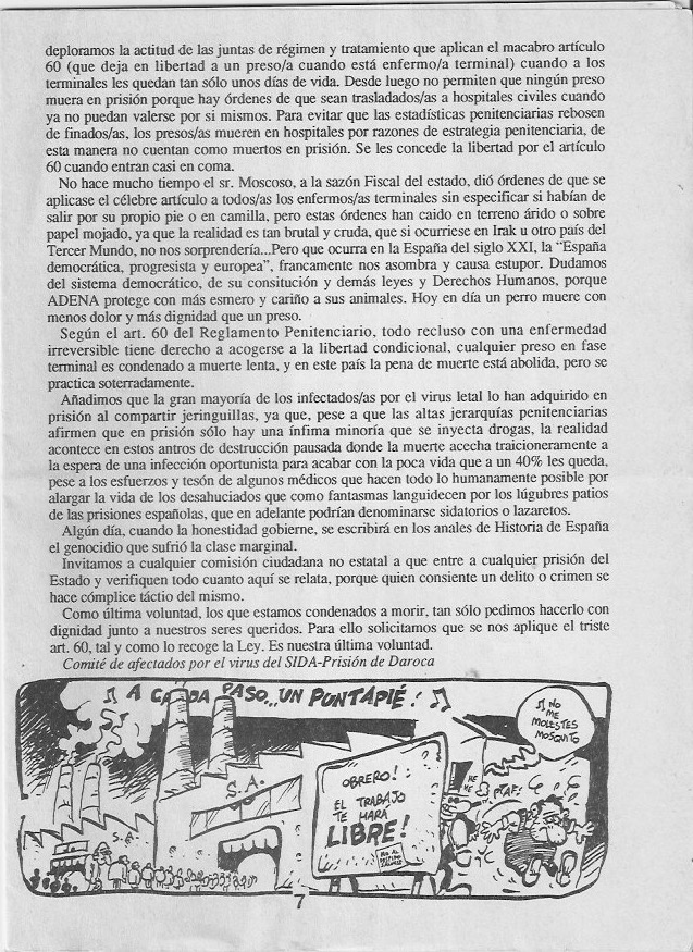Página del fanzine
