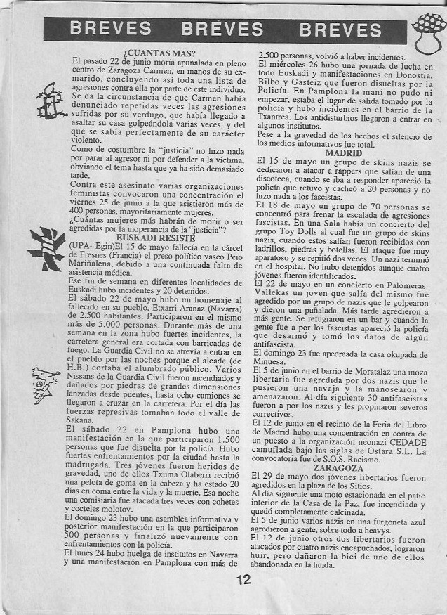 Página del fanzine