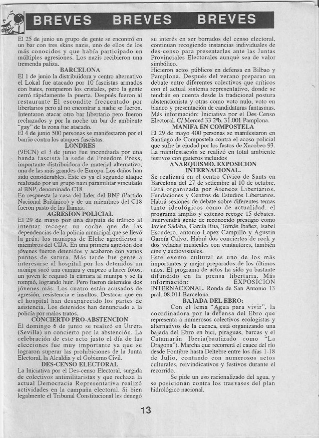 Página del fanzine