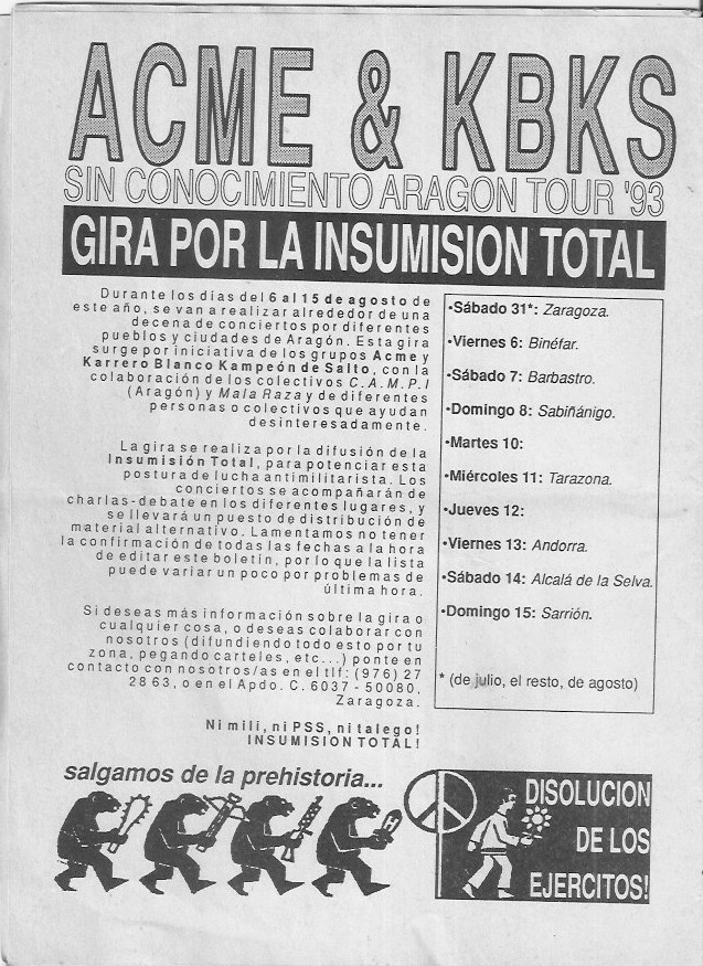 Página del fanzine