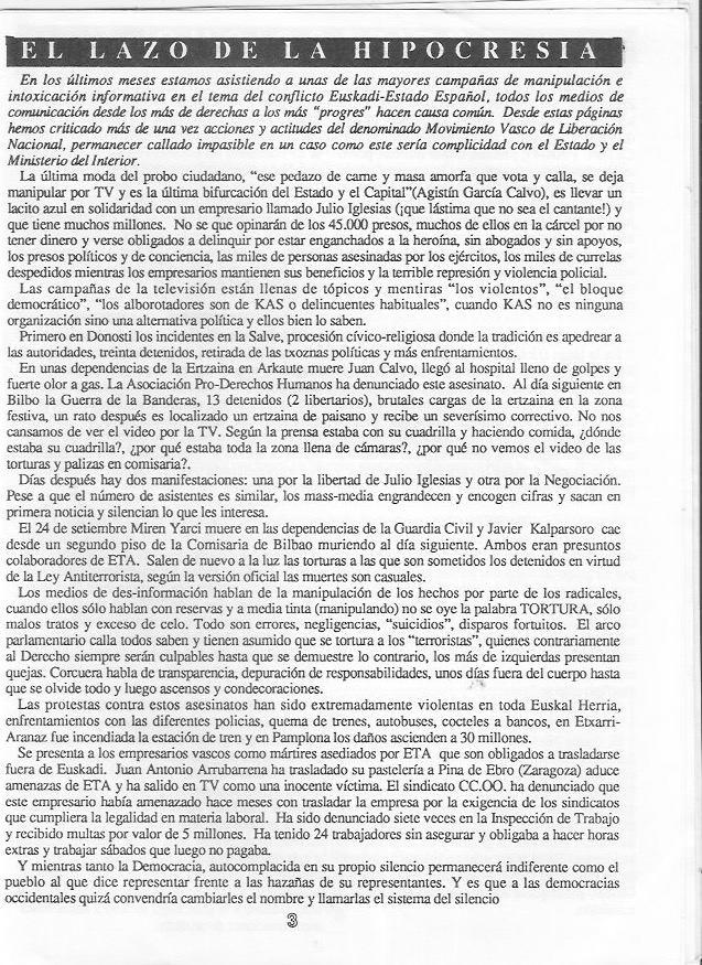 Página del fanzine