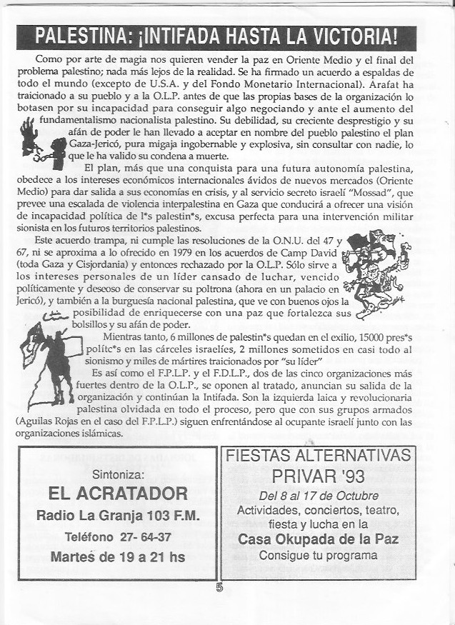 Página del fanzine