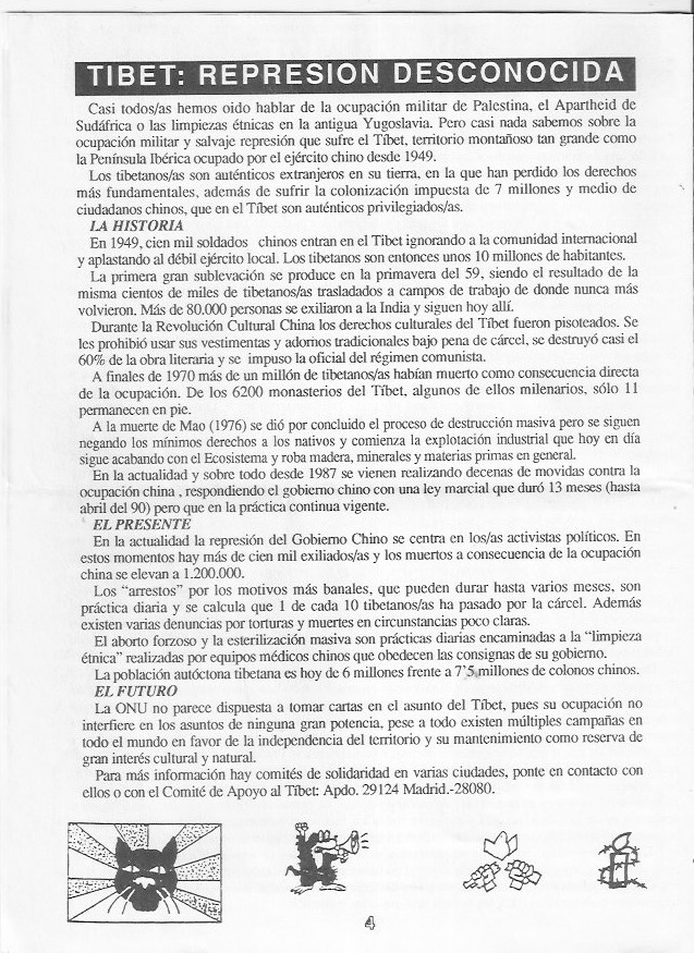 Página del fanzine