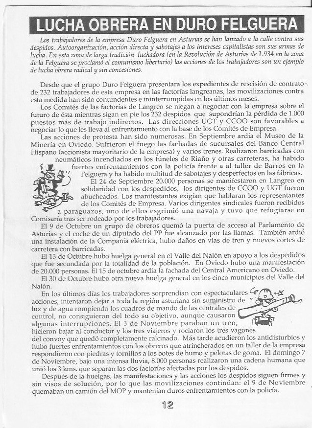 Página del fanzine